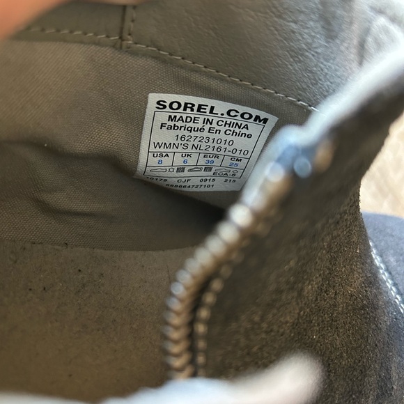 Sorel Black Major Low Boots Women's Size 8 NL2161-010 Bootie Distressed Leather - Picture 3 of 13